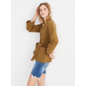 Madewell Texture &Thread Wrap Kimono Jacket w Belt